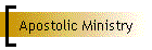Apostolic Ministry